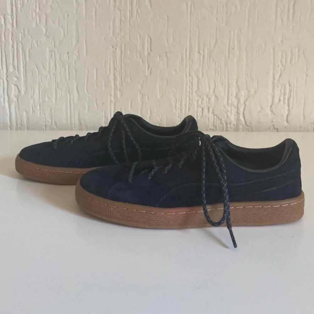 Puma Black Basket Sneakers Kid’s Size 6.5